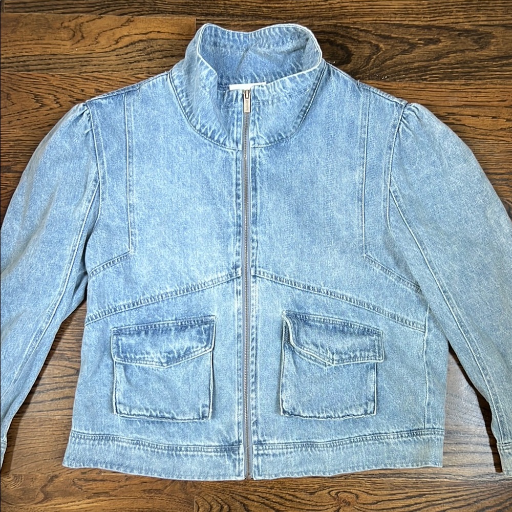 Splendid Denim Jacket Size Large - Picture 1 of 6